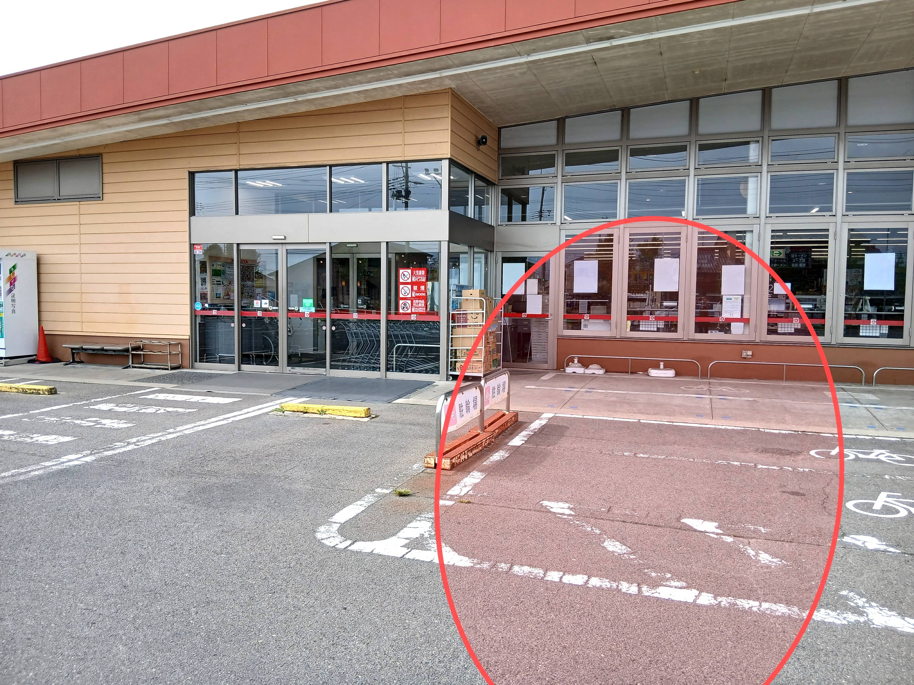 食物販や物販に利用可能な駐車場スペース