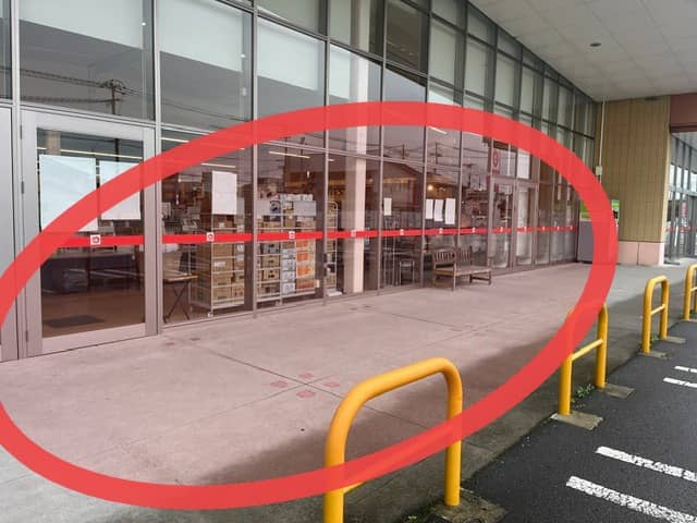 販促プロモーションや食物販に最適な軒下スペース