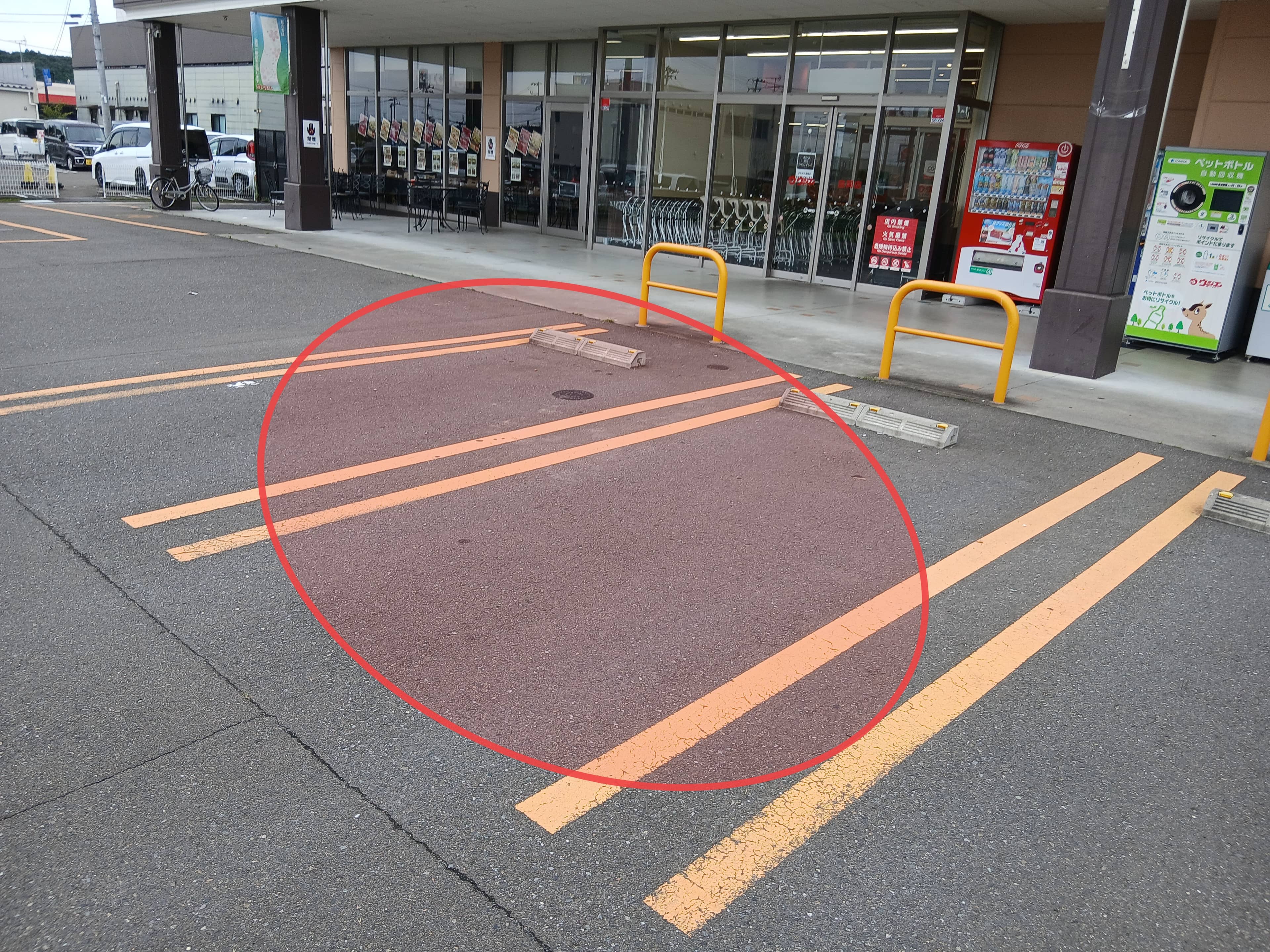 食物販や物販に利用可能な駐車場スペース